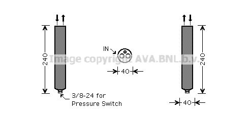 AVA QUALITY COOLING Осушитель, кондиционер DND267